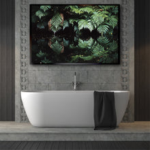 Load image into Gallery viewer, Rich Deep green ferns photographed in the Dandenongs by Greg Selby Wall hanging Bathroom decor