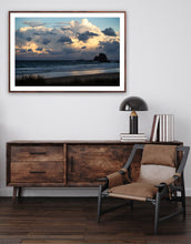 Load image into Gallery viewer, "Fine art landscape print of Glasshouse Rocks in Narooma by photographer Greg Selby."