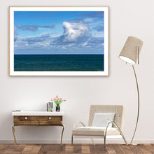 Load image into Gallery viewer, Elora fine art print — cumulus clouds building over a calm Australian ocean. Greg Selby Photography