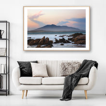 Load image into Gallery viewer, Sunset at gulaga mountain on the far south coast of nsw australia by fine art photographer Greg Selby home decor wall art print