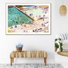 Load image into Gallery viewer, Bermagui Bluepool print Greg Selby photography far south coast pristine sapphire waters artist  
