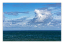 Load image into Gallery viewer, Elora — layered cloudscape above a deep teal ocean. Fine art seascape print by Greg Selby Photography Far South Coast