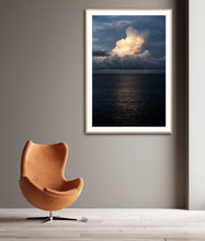 Load image into Gallery viewer, Omineous a cloudy sunset at sea by greg selby far south coast photgrapher greg selby wall decor art piece. 
