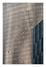 Load image into Gallery viewer, A Greg Selby photograph featuring a high-rise building with a reflective façade,  Melbourne's skyline decor print wall art hanging