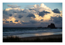 Load image into Gallery viewer, Glasshouse rocks on sunset cloudscape Narooma Far south coast NSW Greg Selby Photography print