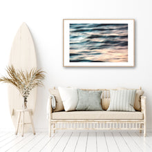 Load image into Gallery viewer, The Ocean capturing sunlight in a slow shutter print Sapphire coast Greg Selby
